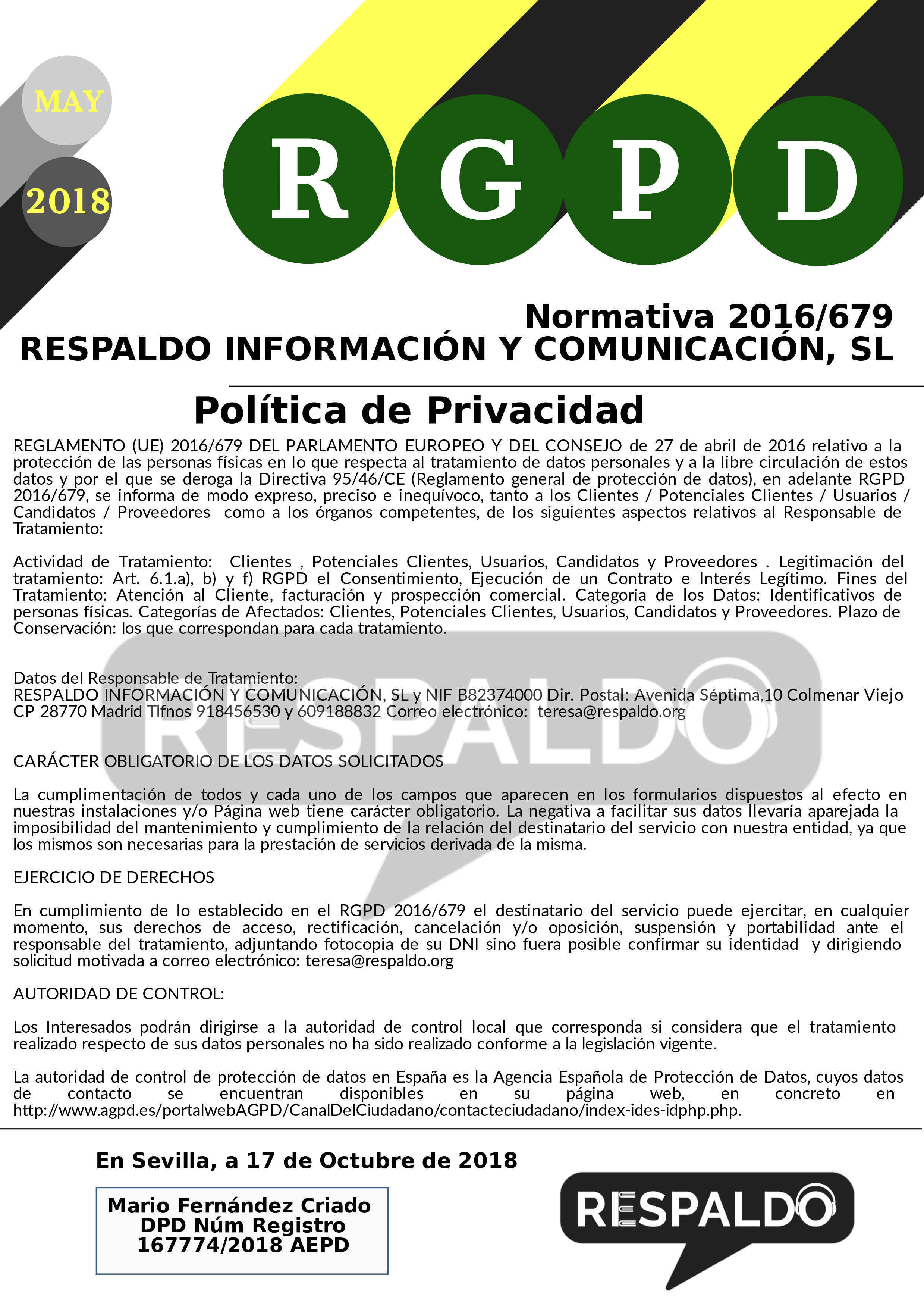 Política de privacidad